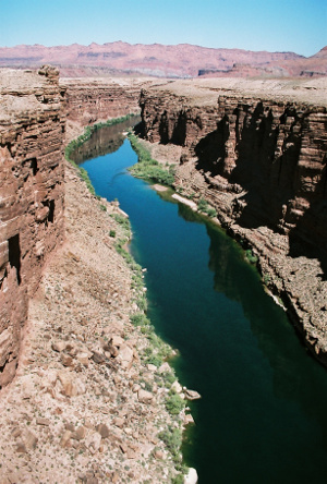 [View of river running through Canyon.]